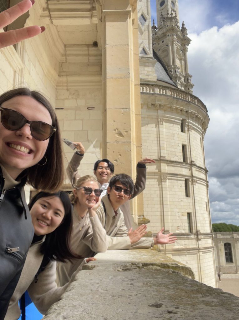 La visite de chambord par les étudiants de FLE